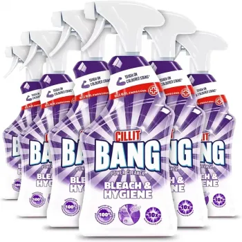 Cillit Bang Power Cleaner Bleach & Hygiene Spray 6 x 750ml