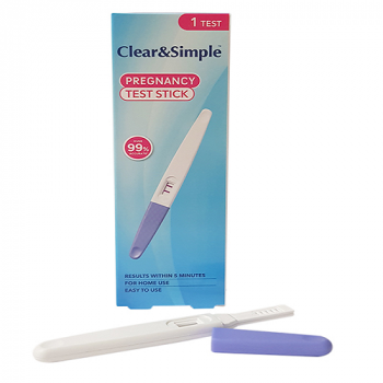 Clear & Simple Pregnancy Test 2 x Sticks