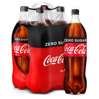 Coca Cola Zero Sugar No Calories Drink 1.5L x4