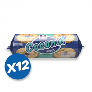 Hills Coconut Rings Biscuits (12x 150g)