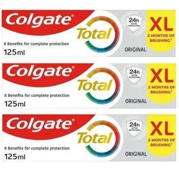 Colgate Total Original Toothpaste 3 x 125ml