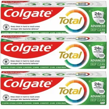 Colgate Total Advanced Deep Clean Toothpaste 3 x 125ml