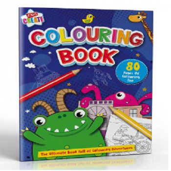 Kids Create Adventure Colouring Book  3+