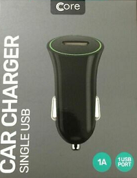Core Charger Single USB (Black)