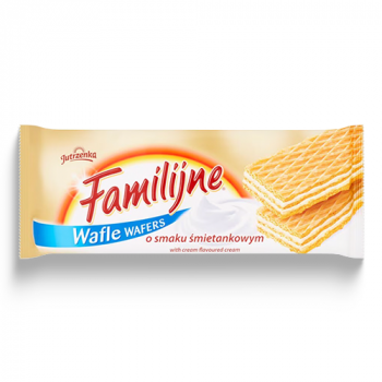 Jutrzenka Familijne Cream Wafer Biscuit Snack Bar - 180g