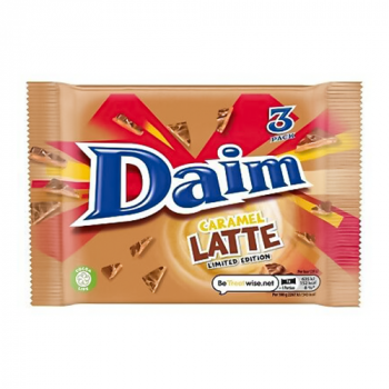 Daim Caramel Latte Chocolate Bars - 3 Pack (3x 28g)