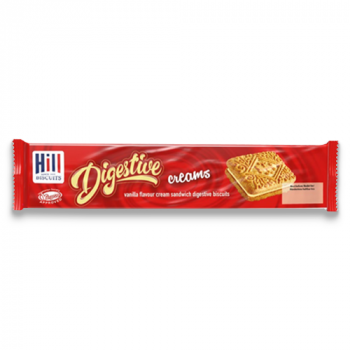 Hills Digestive Creams Biscuits Vanilla Flavour 150g