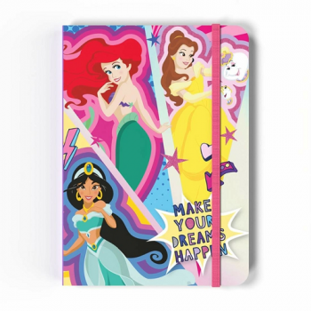 A5 Disney Princess Notebook Hardback Cover