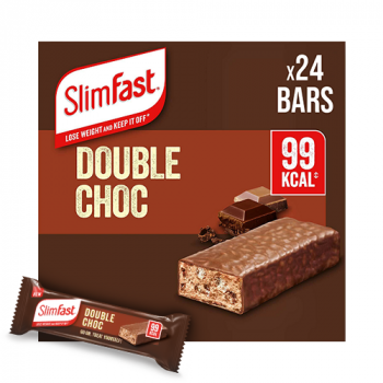 Slimfast Double Choc Balanced Snack Bars (24 x 25g)