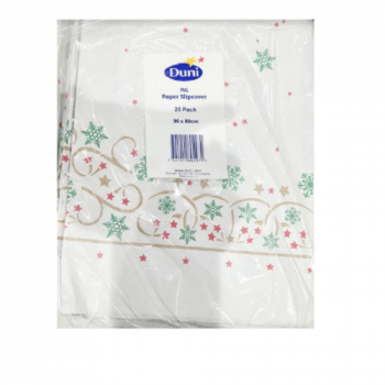 Duni MG Paper Slipcover Christmas Table Cover 25 Pack 90 x 80cm