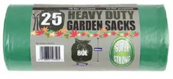 Eco Bag Heavy Duty Garden Sacks x25 80L