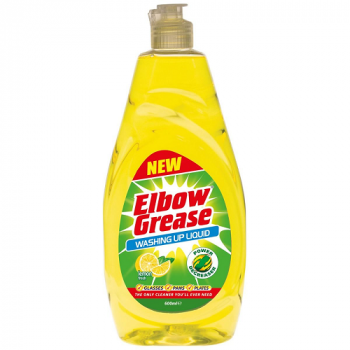 Elbow Grease Washing Up Liquid Lemon Fresh - 600ml