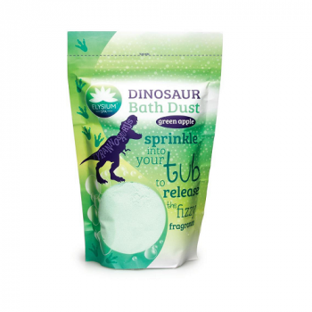 Elysium Spa Dinosaur Bath Dust Green Apple 400g