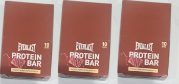 Everlast Protein Bar Chocolate Brownie Flavour 3 x (10x 63g Bars - Full Case)