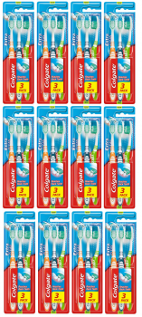 Colgate Extra Clean Toothbrush Medium - 12 x 3 Pack