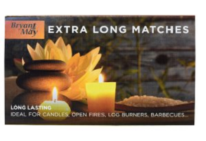 Bryant & May Extra Long Matches -  Aprox 45