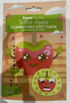 Facefacts Illuminating Printed Face Sheet Mask - Toffee Apple Enriched with Apple