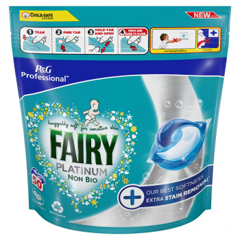 Fairy Non Bio Platinum Washing Pods, 50 Washes