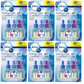 Febreze 3volution Air Freshener Refill Spring Awakening  (6 x 20ml)