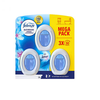 Febreze Bathroom Stand Up Air Freshener Lenor Spring Awakening - 3 Pack