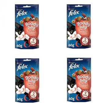 Felix Goody Bag Cat Treats Mixed Grill 60g x 4