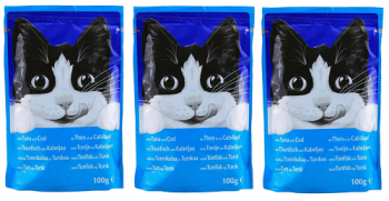 Felix Adult Wet Cat Food Tuna And Cod In Jelly Pouch (3 x 100g)
