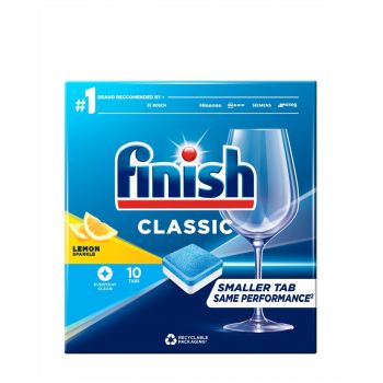 Finish Classic Lemon Sparkle Dishwasher Tablets - 10 Pack