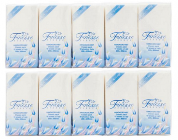 Finesse Every Day Pocket Tissues 10x Packets of 10 Tissues