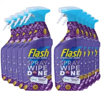 Flash Antibacterial Multi-Purpose Spray, Sugarplum Delight (10x 800ml)