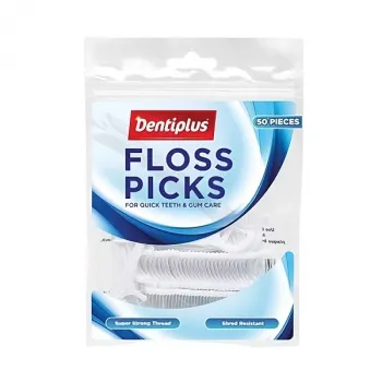 Dentiplus Floss Picks 50 Pieces