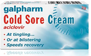 Galpharm Cold Sore Cream Aciclovir 2mg