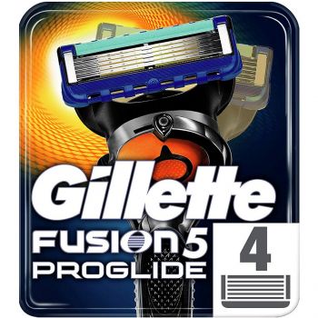 Gillette Fusion5 Proglide Razor Blade Refills 4 Pack