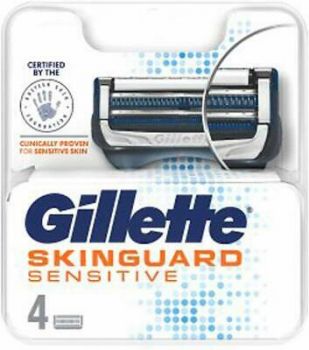 Gillette SkinGuard Sensitive Razor Blade Refills 4 Pack