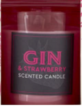 Gin & Strawberry Scented Candle 150g