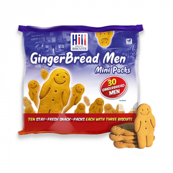 Hills Gingerbread Men Mini Packs (10x Packs of 3), 300g