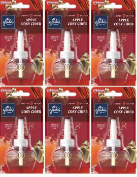 Glade Electric Plug in Refill Apple Cosy Cider (6x 20mls)
