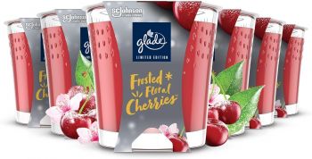 Glade Frosted Floral Cherries Small Candle (6x 129gs)