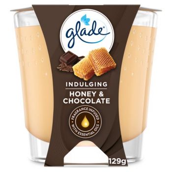 Glade Honey Chocolate Small Candle - 129g