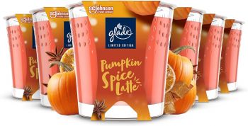 Glade Pumpkin Spice Latte Small Candle (6x 129gs)