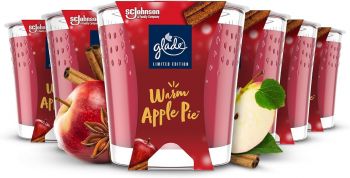 Glade Warm Apple Pie Small Candle (6x 129gs)