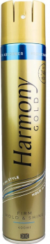 Harmony Gold Firm Hold & Shine Hairspray For Hair - 400ml