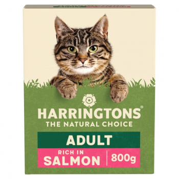 Harringtons Adult Dry Cat Food Salmon 800g