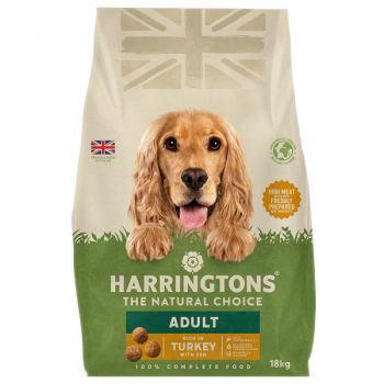 Harringtons Complete Dry Adult Dog Food Turkey & Veg 18kg 