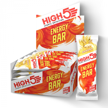 High5 Sports Nutrition Banana Flavour Energy Bar 25 x 55g