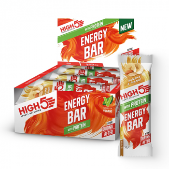 High 5 Protein Energy Bar Banana & Peanut Flavour (12 x 50g)