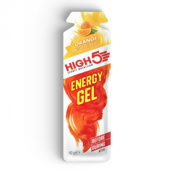 High5 Sports Nutrition Caffeine Energy Gels Orange Flavour 40g