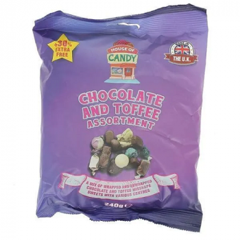 House of Candy Chocolate And Toffee Assortment 240g