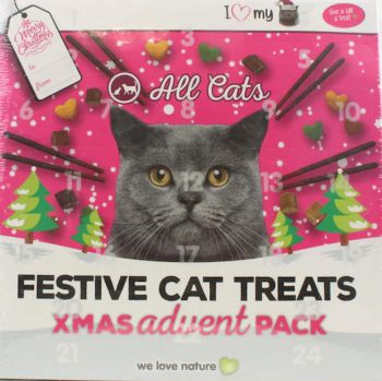 I Love My Pet Festive Cat Treat Christmas Advent Pack