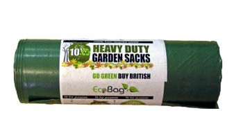 Eco Bag Heavy Duty Garden Sacks x10 100L Sacks