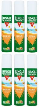 Jungle Formula Insect Repellent Spray Factor 3 Medium – 6x150ml